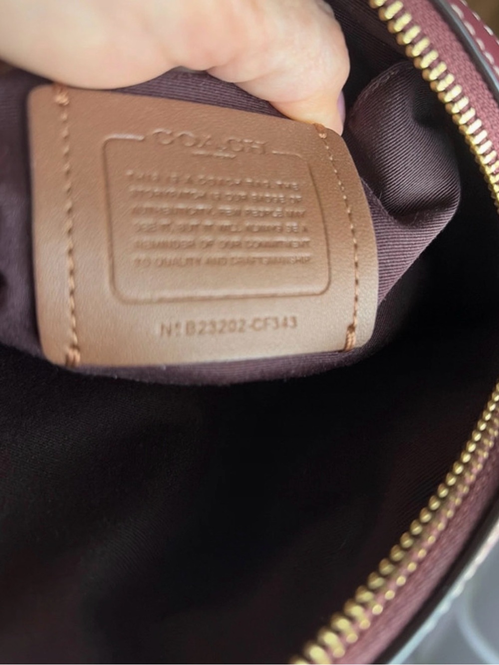 COACH MADI Crossbody w Rouge Pink Canvas & Leather Monogram Print CF343 - Picture 2 of 14